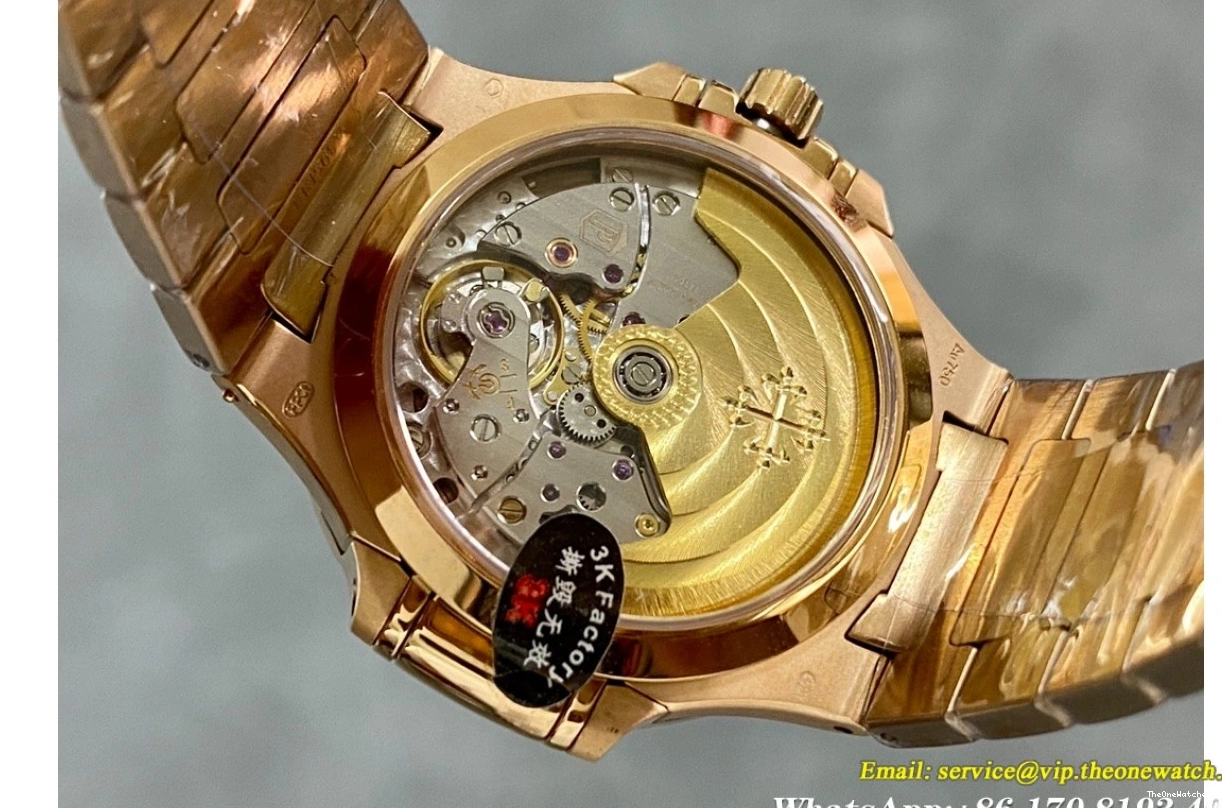 Dia Jumbo A324 3KF Dial White RG RG 35mm Nautilus 7118 0308